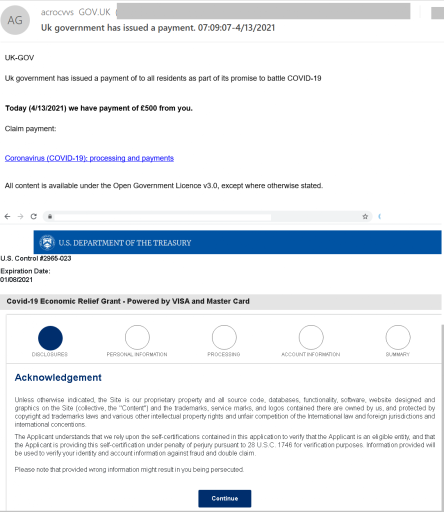 Spam and phishing in Q2 2021: pandemic-related compensation fraud